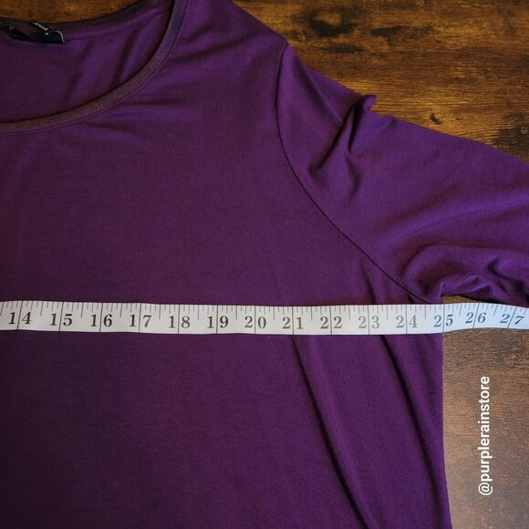 H By Halston A Line Tunic Top Size 2X Modal Soft Comfort Stretch Lagenlook - Picture 6 of 10